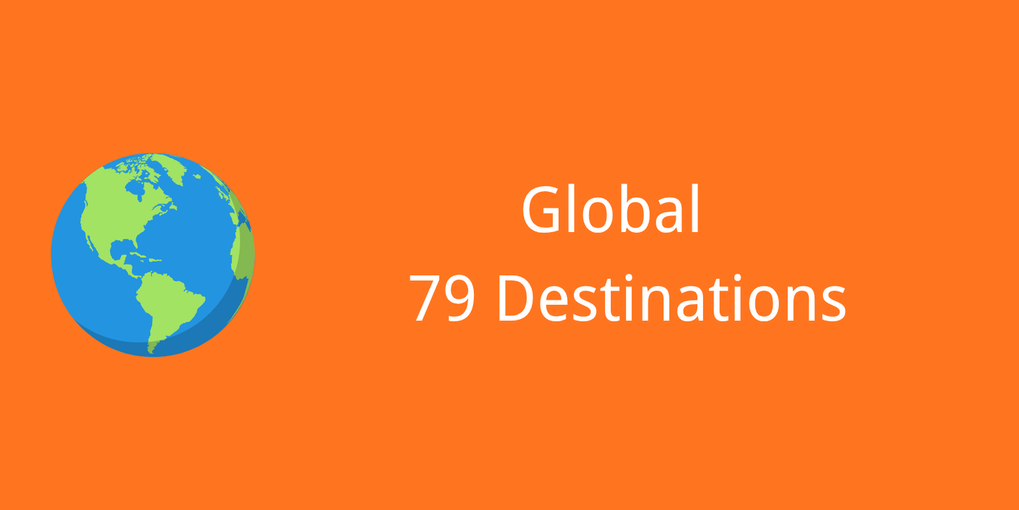 Global 79 Destinations - Worldwide eSIM