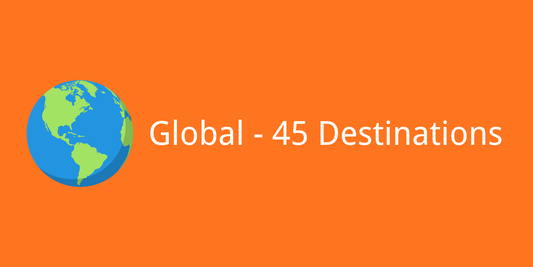 Mondial - 45 destinations