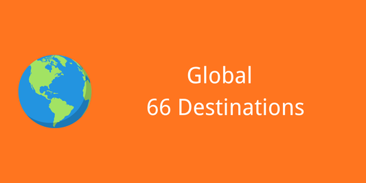 全球 - 66 个目的地