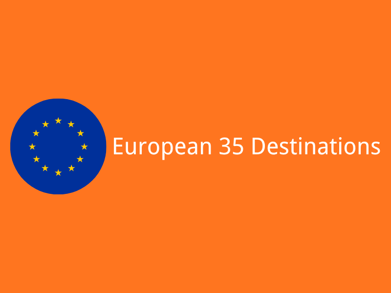 Europe D - 35 Destinations