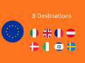 Europe A - 8 Destinations